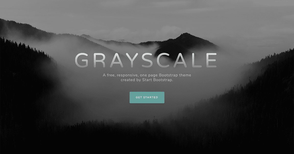 Grayscale - Free One Page Bootstrap Theme - Start Bootstrap
