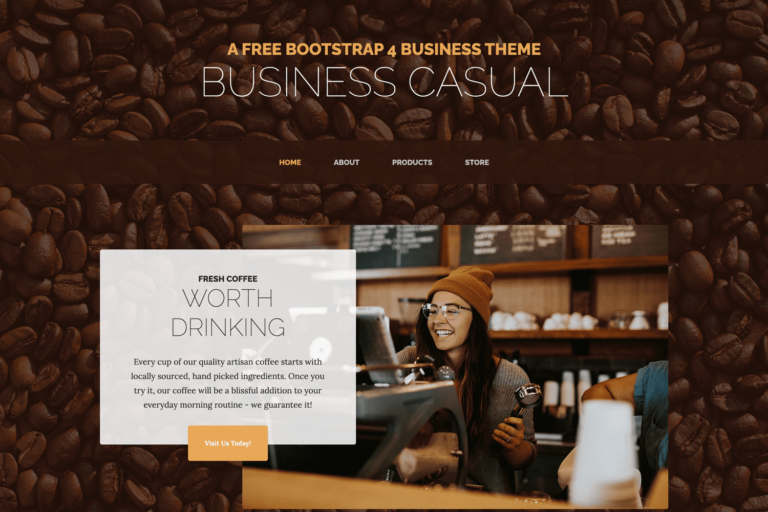 Business Casual - Free Bootstrap 20 Website Template - Start Bootstrap With Bootstrap Templates For Business